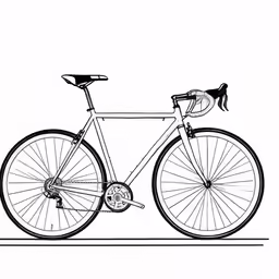 the bike is a classic shape that has been used as a logo