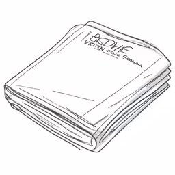 an illustration of a blank book that has been drawn
