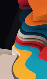 the color of abstract shapes and shapes that make up a rainbow wallpaper