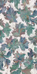 a background of multicolored floral design on white,a background that looks like leaves, with green and brown colors