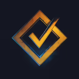 an abstract art piece of black and yellow lines