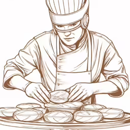 a man with a plate full of donuts and wearing headphones