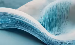 a curved wave created with watercolor and white paper,this is a computer generated image of a wave
