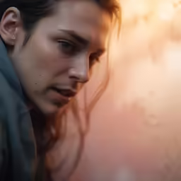 a man that is standing in front of a sky