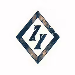 the letters z in two diagonal diamonds