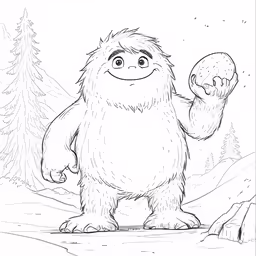 the yet and a snowman from bigfoot