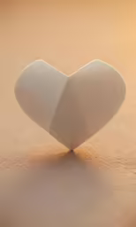 a heart that is placed on the ground