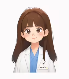 a person with brown hair and glasses