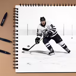 this is a photo of an ice hockey player