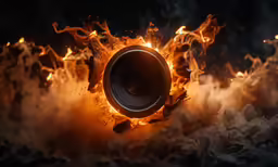 the sound is in fire and it is almost too bright