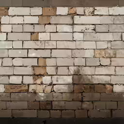 a wall made out of multiple colored bricks
