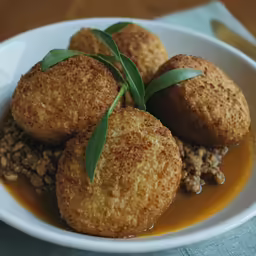 an image of some food on top of some broth