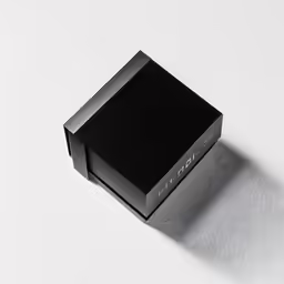 a close up of a box on a table