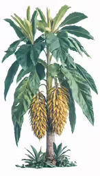 a plant with several pods on it