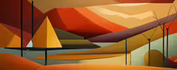 painting of an abstract view of different boats,a close up of an abstract painted wall