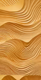 an abstract, wood - paneled wall with wavy lines and curves