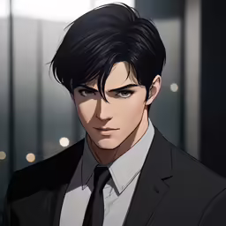 a male character wearing a suit and tie