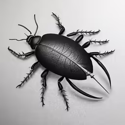 this is an insect with long claws and small head