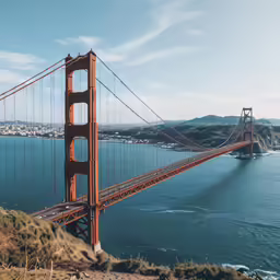 a bridge going over a body of water