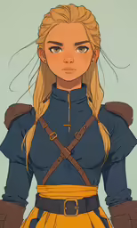 a young blond haired girl with long blonde hair