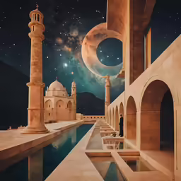 the night sky is full of stars and light