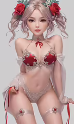 a very hot looking doll with a sexy outfit