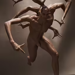 nude male dancers posing in multiple poses