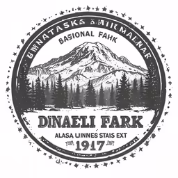 the logo for a park is shown