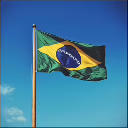 a large flag flying on top of a pole
