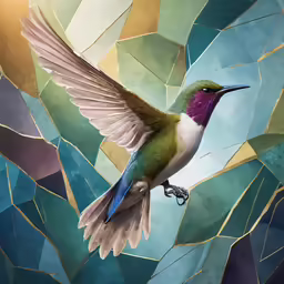 the image shows a bird with a wing down