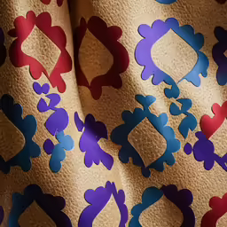 a photo of an area with patterns that appear to have been drawn