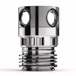 an adjustable cylinder in an image on the white background