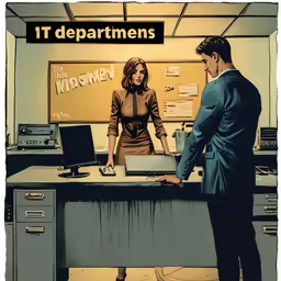 an image of a man in front of a desk
