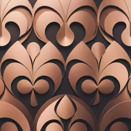 the patterns in this pattern are made out of paper