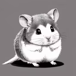 the mouse looks like it is very cute
