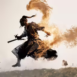 the silhouette of a person is shown in this picture