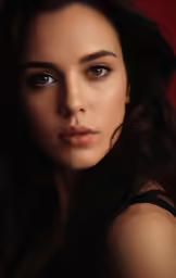 this is a woman with long black hair