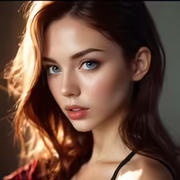 an image of a young woman posing for the camera