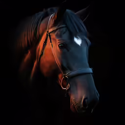 a black and white photo of a horse