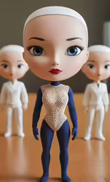 a very cute doll in some little clothes