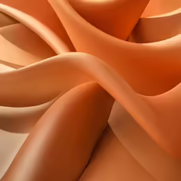 closeup view of an orange fabric