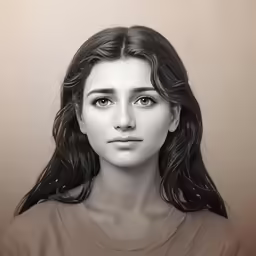 a portrait picture of a young woman
