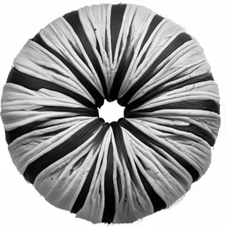 an object is featured in black and white