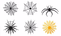 four different types of spider web spiderwefers