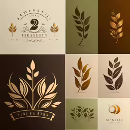 logos for some food company are shown