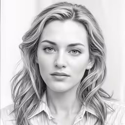 a portrait of a woman looking at the camera