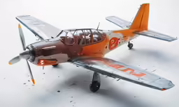 an old fashioned airplane with a big cockpit wheel
