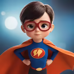 the super hero from the animated movie the incredible superman