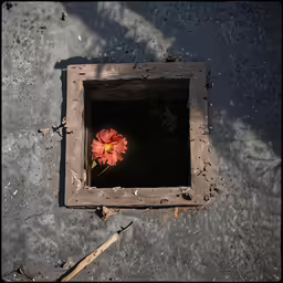 a close up of a flower near a window
