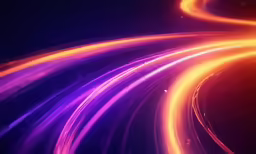 a group of colorful lines are shown in the dark